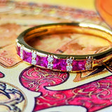 天然ルビー 天然ダイヤモンド リング