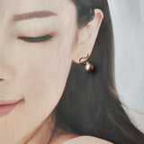 【さくらパール】花の雫 18金ピアス