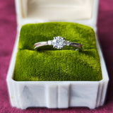 【Dカラー】天然ダイヤモンド 0.366ct リング