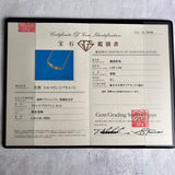 天然パライバトルマリン 天然ダイヤモンド ネックレス 18金