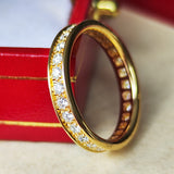 Cartier カルティエ ダイヤモンド フルエタニティリング 18金YG 49