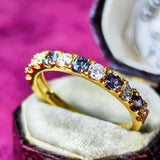 天然アレキサンドライト 天然ダイヤモンド リング