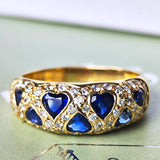 【Vintage Van Cleef & Arpels】ヴァンクリーフ&アーペル サファイア ダイヤモンドリング