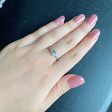 天然ミントベリル 天然ダイヤモンド リング