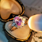 【大粒 1.346ct】天然アレキサンドライト 天然ダイヤモンド リング