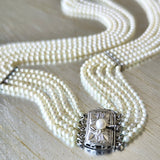 【お値下げ】あこや ベビーパール 5連ネックレス