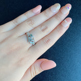 天然アレキサンドライト 天然ダイヤモンド リング