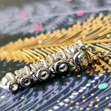 MIKIMOTO ミキモト ダイヤモンド グラデーションネックレス 18金WG