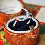 【お値下げ】天然ダイヤモンド 月のモチーフ プラチナ リング