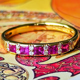 天然ルビー 天然ダイヤモンド リング