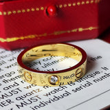 Cartier カルティエ ミニラブリング ダイヤモンド 18金YG 12号