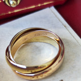 Cartier カルティエ トリニティ 18金 12号