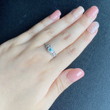 天然パライバトルマリン 天然ダイヤモンド リング