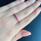 天然ルビー 天然ダイヤモンド リング