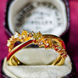 【カラーダイヤ】天然ダイヤモンド リング