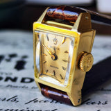 【OH済み】ROLEX ロレックス PRECISION プレシジョン ランタン型 金無垢腕時計