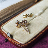 【お値下げ】イギリス アンティーク ダイヤモンドピアス