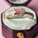 【お値下げ】天然ヴェイリネナイト 天然ダイヤモンド リング