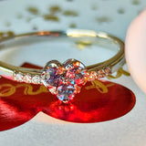 【お値下げ】天然アレキサンドライト 天然ダイヤモンド リング