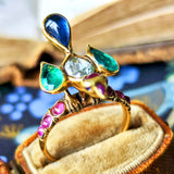 【フランス アンティーク】鳥のモチーフ アンティークリング