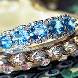 【サンタマリア】天然アクアマリン 天然ダイヤモンド リング