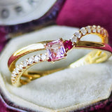 【アフガントルマリン】天然トルマリン 天然ルビー 天然ダイヤモンド リング