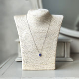 天然タンザナイト 天然ダイヤモンド ネックレス