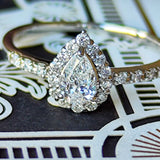 【Dカラー】天然ダイヤモンド 0.30ct VS2 GIA鑑定書付き リング