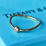 TIFFANY & CO. ティファニー シングルロウ 18金YG 8号 リング