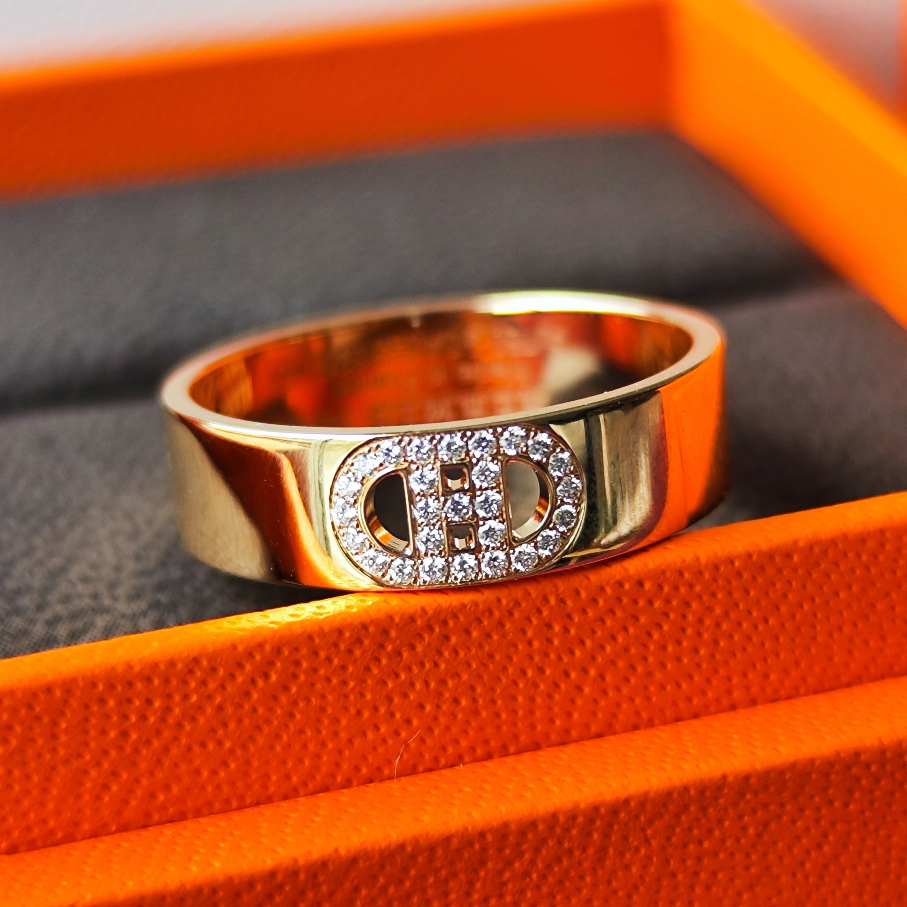 HERMES 華やかな◆H・ダンクル リング ダイヤモンド 上品 お洒落 HERMES エルメス Hダンクル ダイヤモンドリング – Mico宝飾店