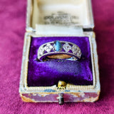 【お値下げ】天然アレキサンドライトキャッツアイ 天然ダイヤモンド リング