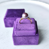 【限定品】紫陽花パール 天然ダイヤモンドリング