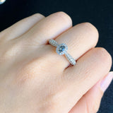 【トップ カラー】天然アレキサンドライト 天然ダイヤモンドリング