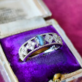 【お値下げ】天然アレキサンドライトキャッツアイ 天然ダイヤモンド リング