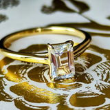 天然アンデシンラブラドライト リング