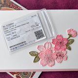 【ピンクダイヤ】FANCY BROWNISH ORANGY PINK 天然ダイヤモンド リング