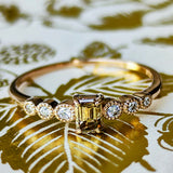 【お値下げ】天然ブラウンダイヤモンド リング