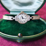 【OH済み】HAMILTON ハミルトン 1950年代 ダイヤモンド 手巻き腕時計