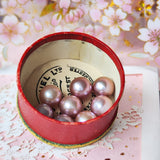 【さくらパール】夜桜 18金ピアス