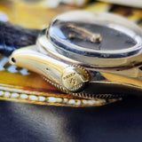 【OH済み バブルバック】ROLEX ロレックス OYSTER PERPETUAL オイスターパーペチュアル 9金無垢時計