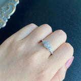 【Dカラー】天然ダイヤモンドリング0.308ct