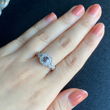 【お値下げ】世界一珍しい宝石 天然ターフェアイト 天然ダイヤモンド リング