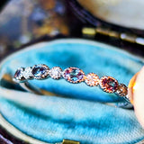 天然アレキサンドライト 天然ダイヤモンド プラチナリング