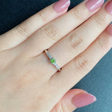 【お値下げ】天然デマントイドガーネット 天然ダイヤモンド リング