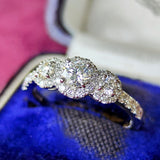 【Dカラー】天然ダイヤモンドリング0.308ct