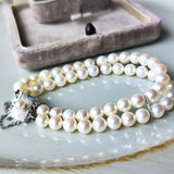 MIKIMOTO ミキモト あこや真珠 2連ブレスレット