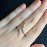 【スネークリング】天然ダイヤモンド 天然エメラルド K18PG