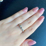 天然アレキサンドライト 天然ダイヤモンド リング