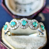 【お値下げ】天然パライバトルマリン 天然ダイヤモンド リング