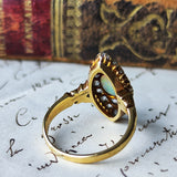 【イギリス アンティーク】天然オパール 天然ダイヤモンド リング